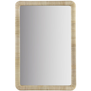 Nova Natural Rattan Rectangle Wall Mirror - Natural