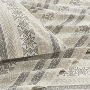 True North by Sleep Philosophy Cozy Cotton Flannel Printed Sheet Set