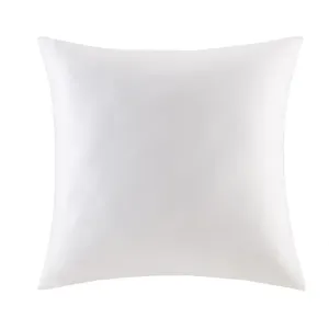 Cotton Sateen Euro Pillow - White