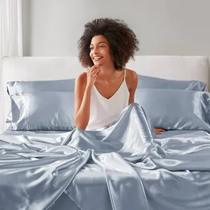 Madison Park Essentials Satin Luxury Sheet Set