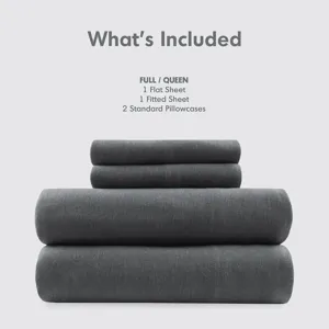 Intelligent Design Cotton Blend Jersey Knit All Season Sheet Set
