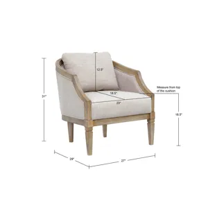 Whitney Accent Chair - Natural
