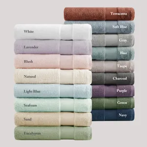 Madison Park Signature Turkish Cotton 6 Piece Bath Towel Set
