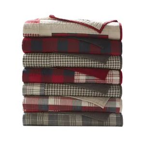 Woolrich Winter Plains Quilted Throw - Taupe