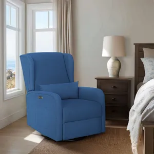 Madison Park Candace Power Recliner 3-in-1 with Swivel, Glider, Charging Station