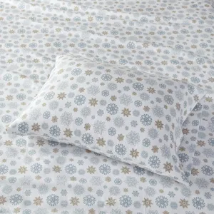 True North by Sleep Philosophy Cozy Cotton Flannel Printed Sheet Set