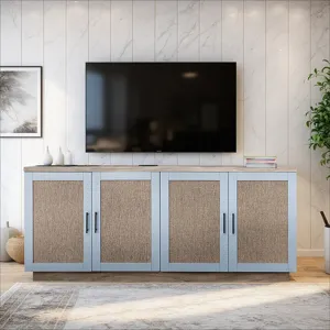 Mattie Accent Cabinet - Wheat/Grey