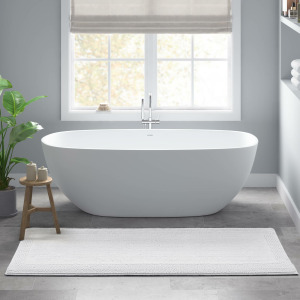 Madison Park Signature Splendor 100% Cotton Tufted 3000 GSM Reversible Bath Rug