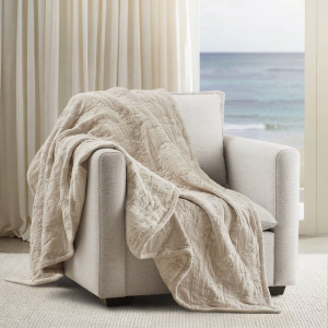 Harbor House Catalina Botanical Cotton Jacquard Throw