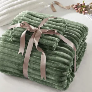 Intelligent Design Avril Fluffy Ribbed Plush Comforter Set