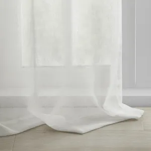 Madison Park Rosette Floral Embellished Cuff Tab Top Solid Curtain Panel