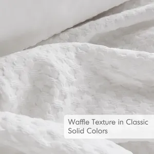 Comfort Spaces Mina Weave Textured Duvet Cover Set