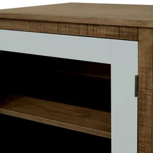 Serena Glass Cabinet Mw/Dr/Pv - Brown/Taupe