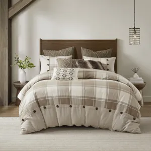 Madison Park Signature Urban Cabin Cotton Jacquard Comforter Set