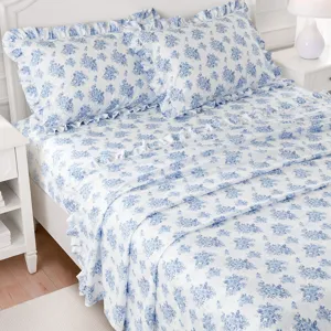 Intelligent Design Microfiber Ruffle Sheets