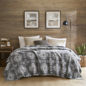 Alberta Full/Queen - Grey Aztec