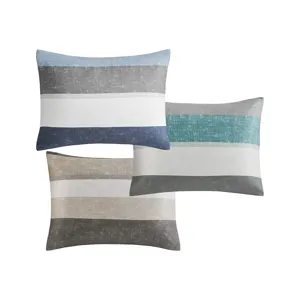 Madison Park Essentials Jaxon Stripe Comforter Set with Bed Sheets