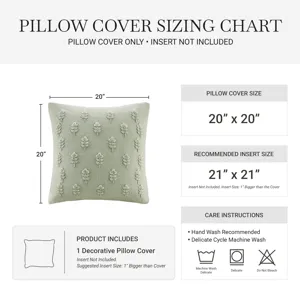 Harbor House Ave Botanical 1 Piece Cotton Pillow Cover
