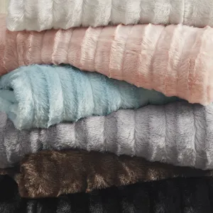 Duke Long Fur Throw - Ivory