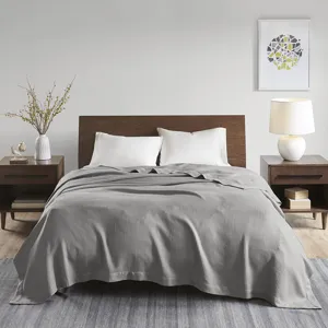 Madison Park 100% Certified Egyptian Cotton Blanket