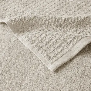 Madison Park Spa Waffle Cotton Jacquard Bath Towel 6 Piece Set
