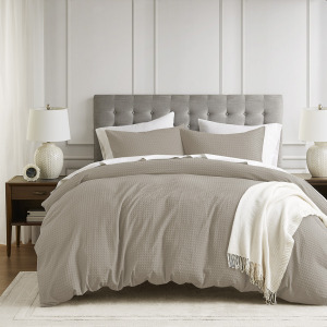 Comfort Spaces Mina Weave Textured Duvet Cover Set