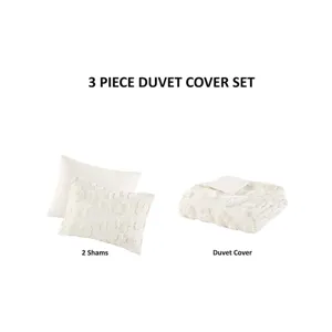 Intelligent Design Larissa Animal Chenille Duvet Cover Set