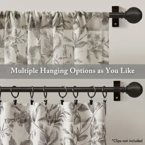 Madison Park Lana Floral Window Panel