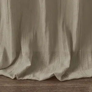 Madison Park Harper Solid Crushed Curtain Panel Pair