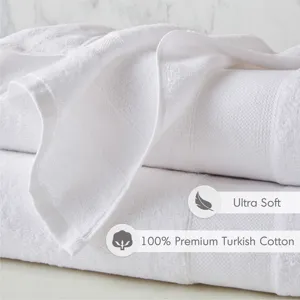 500GSM Plush Towel Set - White