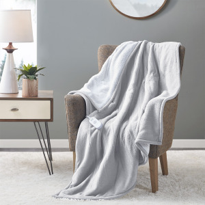 Serta Fleece to Sherpa Heated Throw