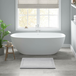 Madison Park Signature Splendor 100% Cotton Tufted 3000 GSM Reversible Bath Rug