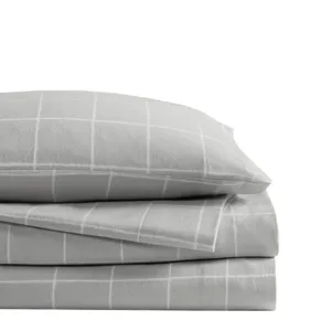 True North by Sleep Philosophy Cozy Cotton Flannel Printed Sheet Set
