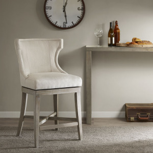 Carson Counter Stool With Swivel Seat - Cream