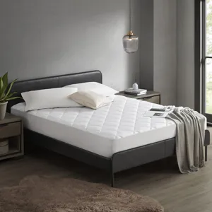 Cooling Touch Full Overfilled Deep Pocket Mattress Pad - White