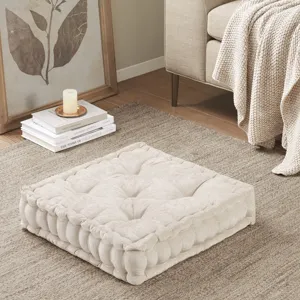 Intelligent Design Azza Poly Chenille Square Floor Pillow Cushion