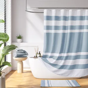 Madison Park Spa Waffle Shower Curtain with 3M Treatment
