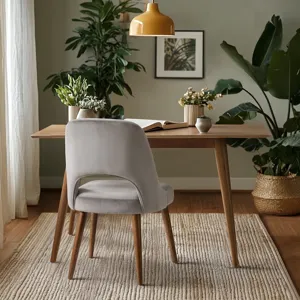 INK+IVY Nola Upholstered Dining Side Chairs with Cutout Back design (Set of 2)
