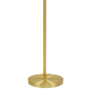 Laguna Rattan Weave Shade Floor Lamp - Gold/Natural