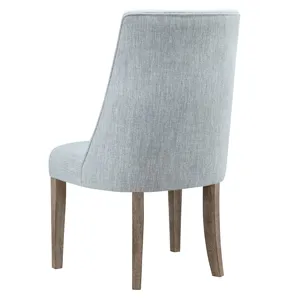 Winfield Upholstered Dining chair Set of 2 - Light Blue