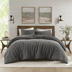 Woolrich Lyon Waffle Washed Comforter Set