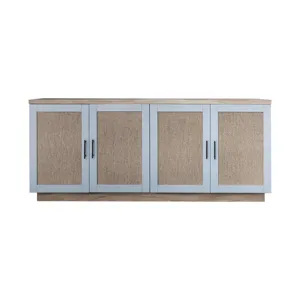 Mattie Accent Cabinet - Wheat/Grey