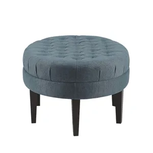 Martin Surfboard Tufted Ottoman - Blue
