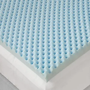 3\" Gel Memory Foam California King All Season Reversible Hypoallergenic Cooling Mattress Topper - B