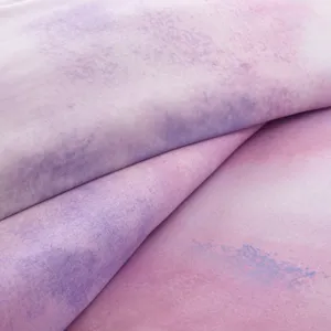Intelligent Design Cassiopeia Watercolor Tie Dye Printed Comforter Set with Throw Pillow