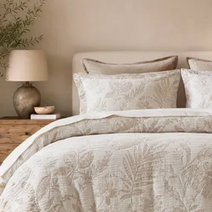 Harbor House Maison Tropical Cotton Jacquard Botanical Duvet Cover Set