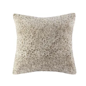 Madison Park Zuri Faux Fur Square Pillow