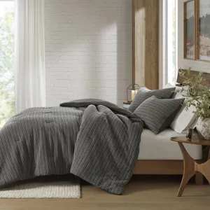 Woolrich Lyon Waffle Washed Comforter Set