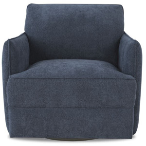 Carly Swivel Chair - Blue