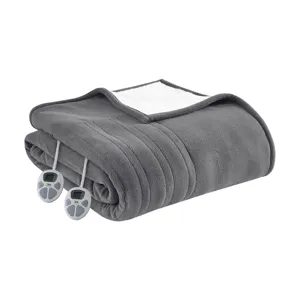 Serta Fleece to Sherpa Heated Blanket